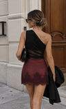 Falda/Short Gaia Vino