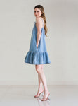 Vestido Denim Bow