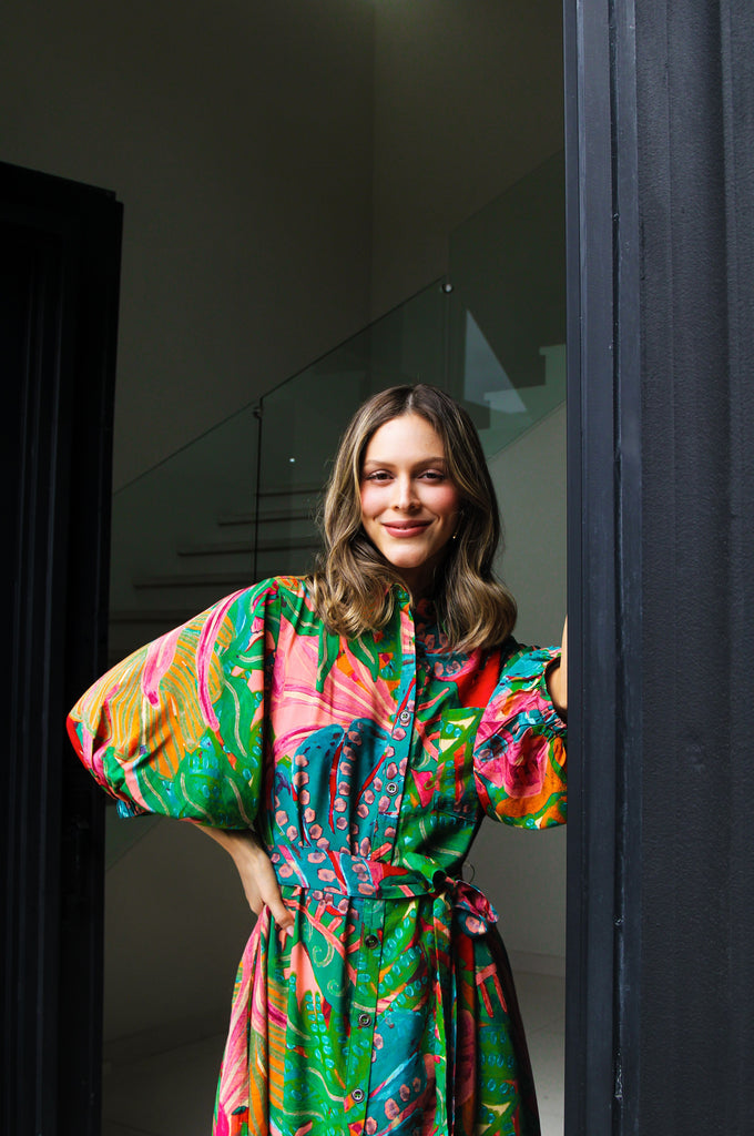 Adlie Vestido Adlie Midi – Cherie Boutique