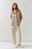 Pantalon Barrel Beige