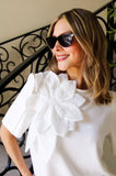 Blusa Flor Blanco