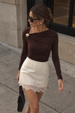 Falda/Short Elia Beige