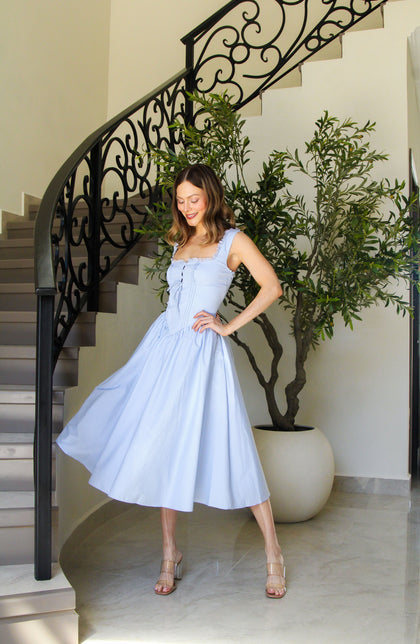 Vestido Christine Azul