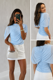 Top Loula Azul