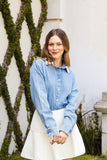 Camisa Perlas Denim