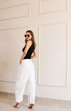 Jeans Barrel Ivory