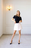 Falda/Short Maeena Ivory