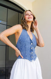 Vestido Lauren Halter
