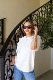 Blusa Flor Blanco
