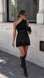Falda/Short Gaia Negro