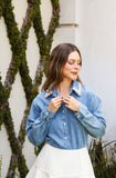 Camisa Perlas Denim