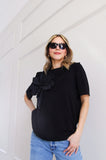 Blusa Flor Negro