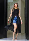 Maxi Blusa Negro