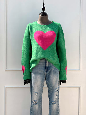 Suéter Verde Corazón