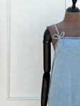 Vestido Denim Bow