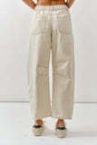 Pantalon Barrel Beige