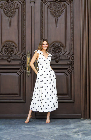 Vestido Midi Dots