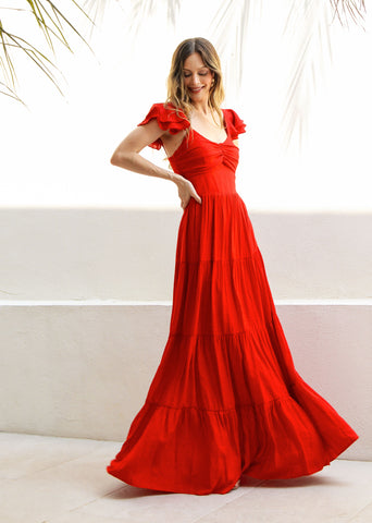 Vestido Delia Rojo