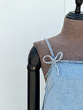 Vestido Denim Bow