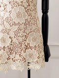 Vestido Vivian Amarillo Encaje