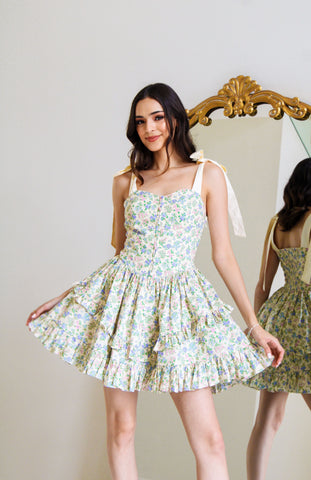 Vestido Victoria Flores