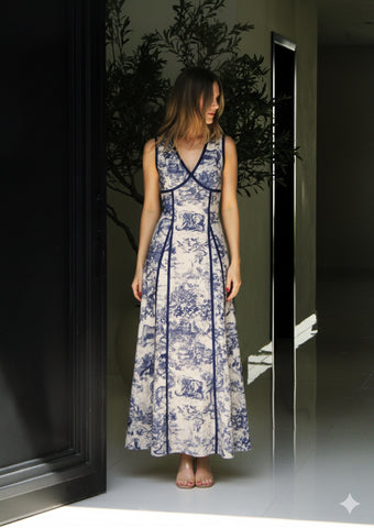 Vestido Harper Azul
