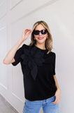 Blusa Flor Negro
