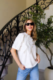 Blusa Flor Blanco