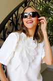 Blusa Flor Blanco