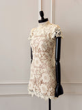 Vestido Vivian Amarillo Encaje