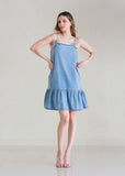 Vestido Denim Bow