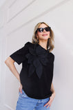 Blusa Flor Negro