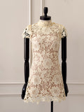 Vestido Vivian Amarillo Encaje