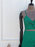 Set Top/Falda Gia Verde